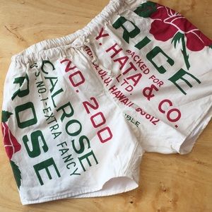 Hawaiian Rice Sac shorts! Like New!